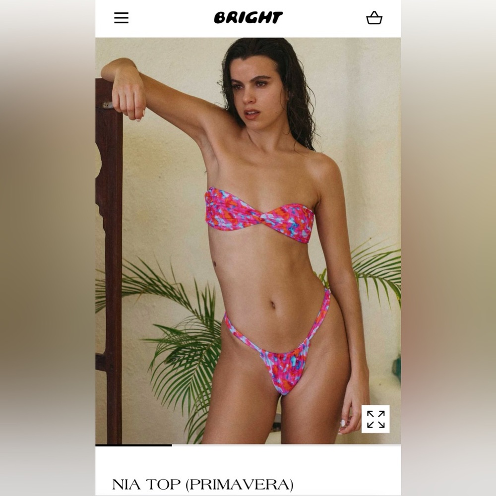 BRIGHT NIA BIKINI TOP & BOTTOM in PRIMAVERA